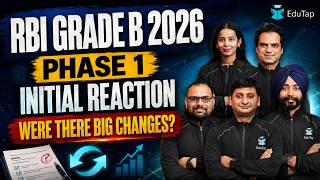 RBI Grade B Exam Analysis 2026 | RBI Grade B Phase 1 Paper Analysis & Exam Review