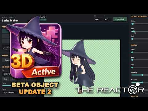 Active 3d Object - Beta 2 released on the Reactor!