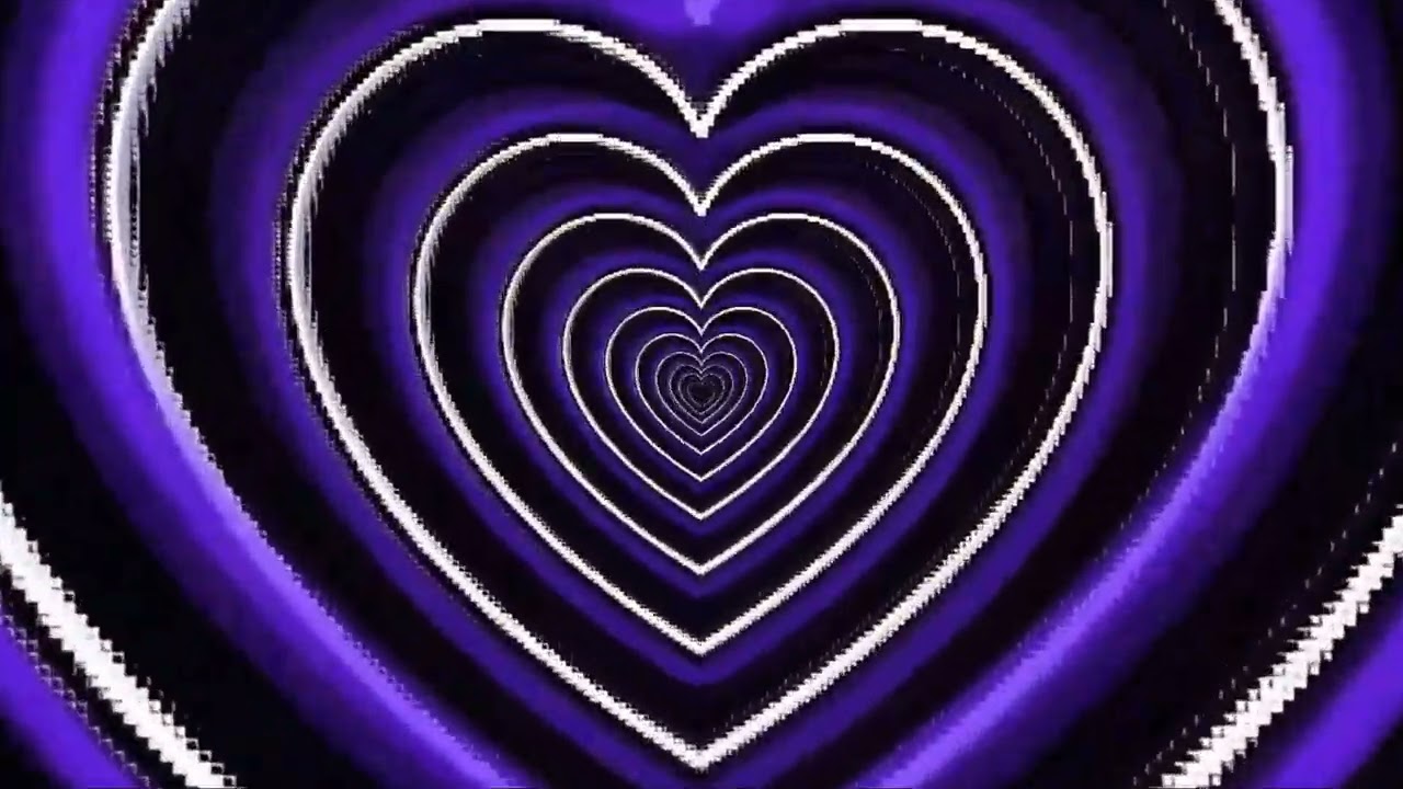 Heart Background ASMR | Pastel Heart Tunnel Background Video Effects HD