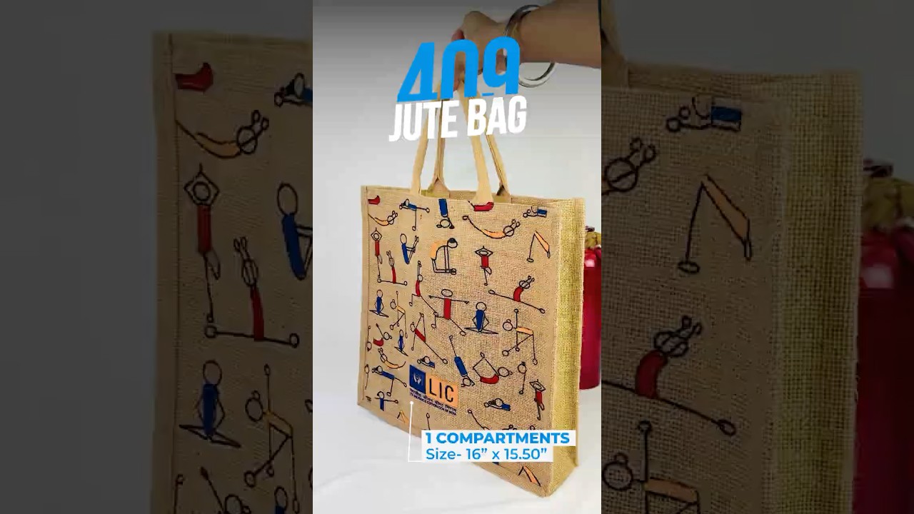 LIC JUTE BAG | CODE- 409  | Eco Friendly Bags
