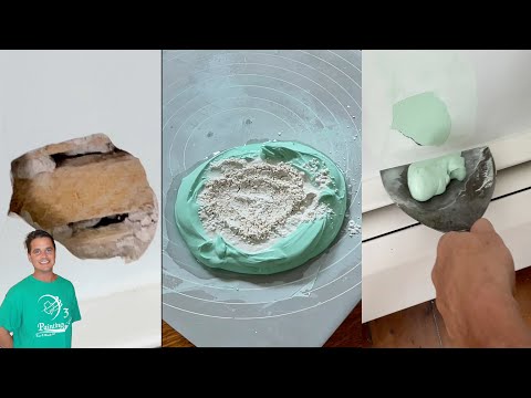 Quickly Patch - Plaster Hole -  in 4 Minutes!!!