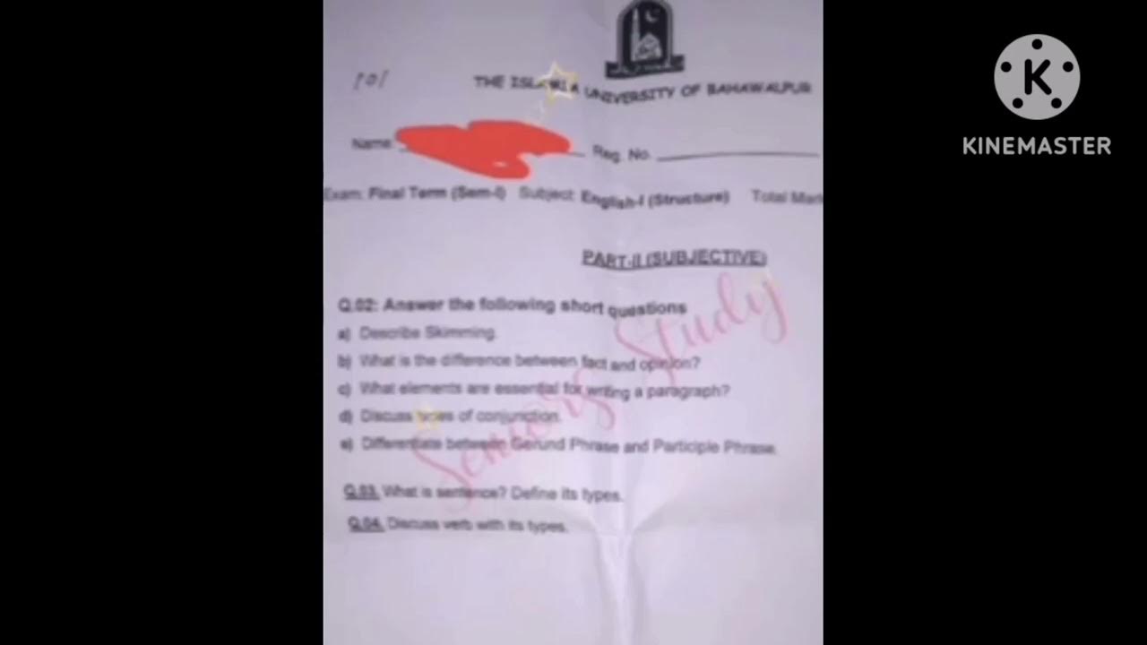 Past Paper Of English Adp 1st Semester By Iub YouTube past-paper-of-english-adp-1st-semester-by-iub-youtube