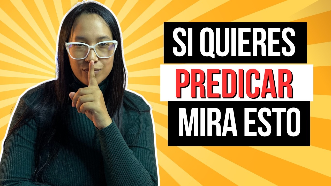 Lo que NADIE te dice sobre PREDICAR