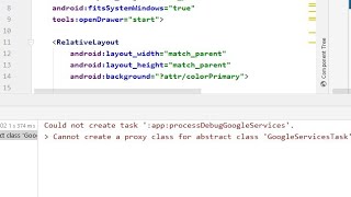 Fix Cannot Create A Proxy Class For Abstract, Class Googleservicestask.