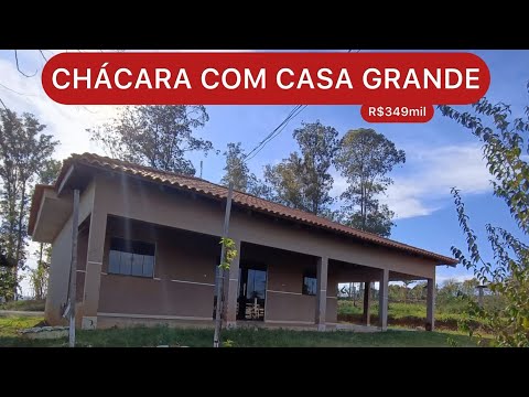 Capa do vídeo CHÁCARA COM CASA GRANDE EM JABOTI-PR PERTO DA CIDADE R$349mil