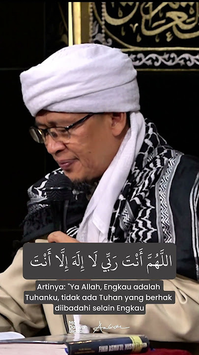 doa sayyidul istighfar di hafalkan yaa !