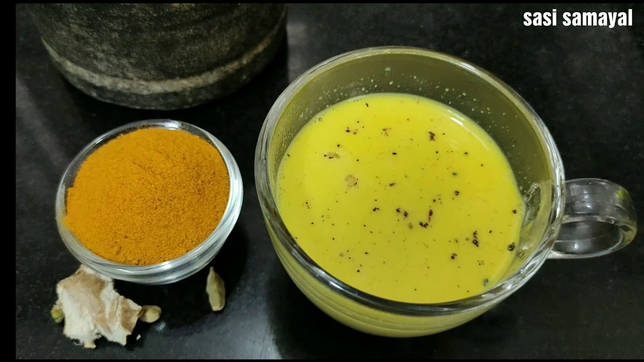 Golden milk!!!Turmeric milk!!! immunity booster!!! YouTube