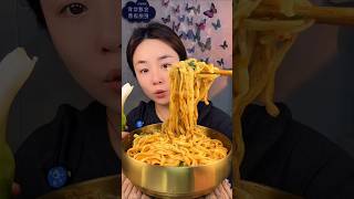 Hot and Spicy Korean Veg Noodles #asmr #mukbang #shorts #eating #food