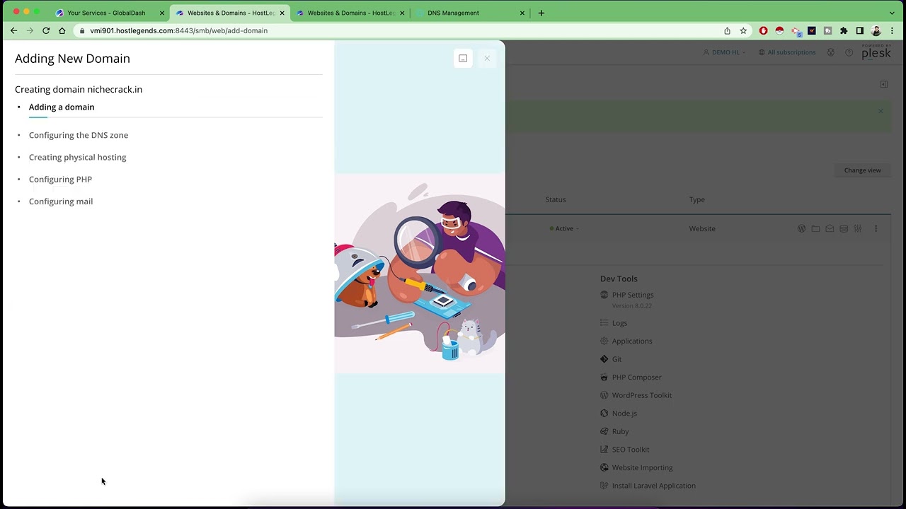 How to Host Additional Sites or Addon Domains with HostLegends