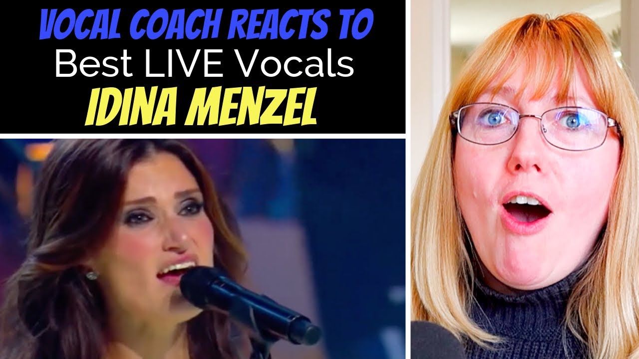 Musical Theatre Coach Reacts to Idina Menzel Best LIVE Vocals