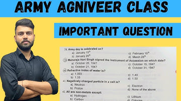 army gk gs important questions by Rohit Verma  2023 #armyexam#