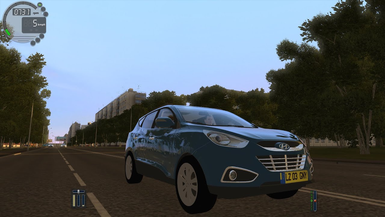 Hyundai city car driving