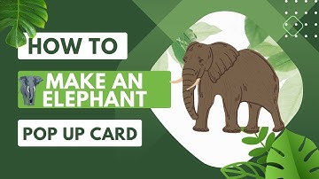 Pop Up Card - Elephant Pop up card