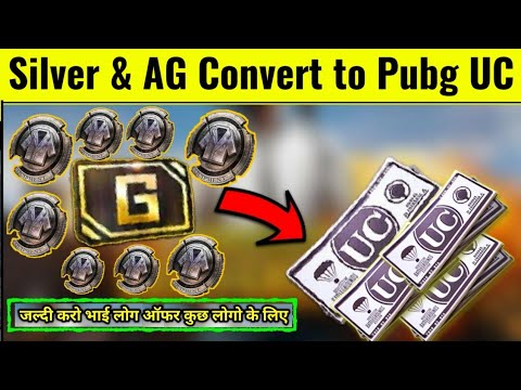 How to Convert Silver Fragment and AG Currency into Pubg UC | Pubg Mobile Best UC Offer