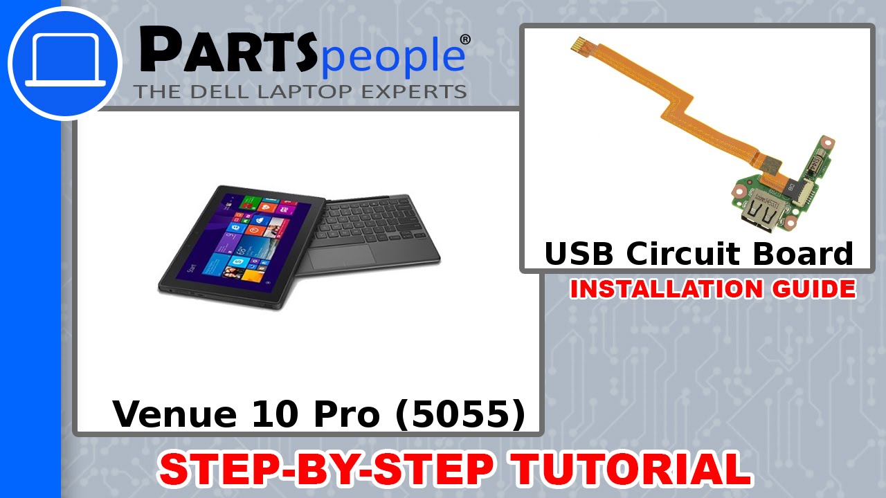 Dell Venue 10 Pro 5055 - USB Circuit Board Replacement