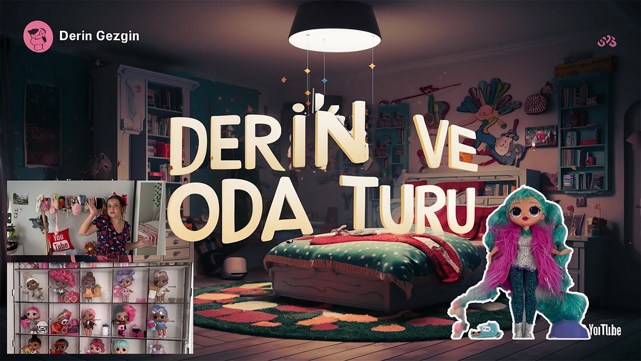 Derin'in Oda Turu | Tüm Merak Edilenler Bu Videoda! #deringezgin #odaturu