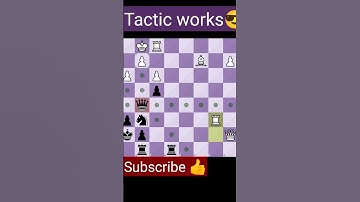 Tactic works| #chess #shorts