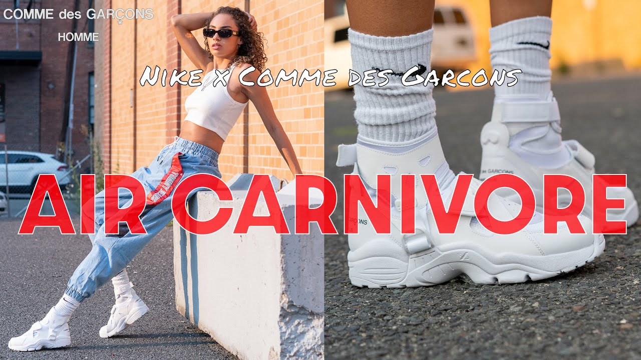 BACK FROM THE ARCHIVES! NIKE AIR CARNIVORE x Comme des Garcons ON FOOT  Review and Styling Haul - YouTube