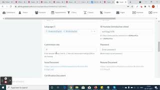 How to set up commission percentage from the admin backend