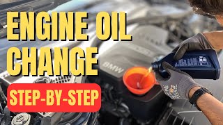 How to Change Engine Oil (Step-By-Step Tutorial for Beginners)