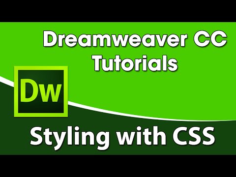 Видео: Dreamweaver дээр Stylesheet хэрхэн үүсгэх вэ?