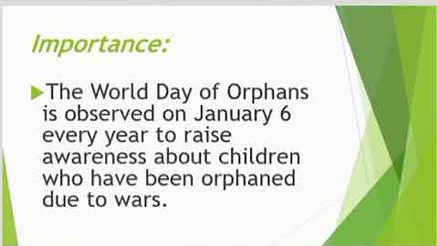 January_6:World  Day Of War Orphans