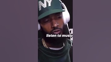 Nipsey hussle | listening to people I can learn from #motivation