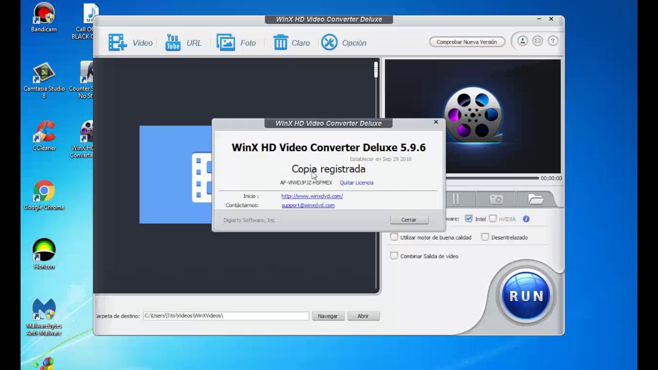 youtube problem with winx hd converter deluxe