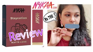 Nykaa Matte Luxe Lipstick review // Nykaa Restock Sale