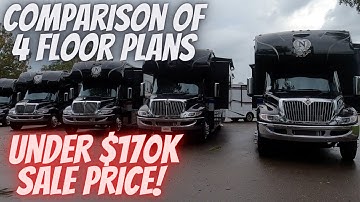 BEST VALUE SUPER C? COMPARISON OF NEXUS WRAITH RV FLOORPLANS WITH MATT