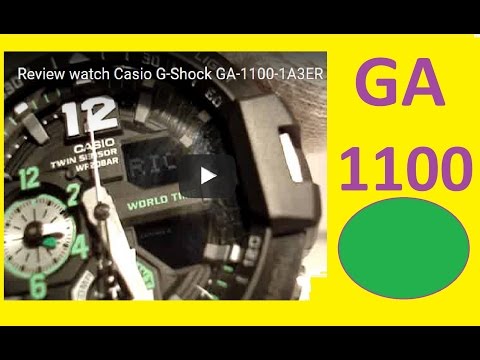 Review watch Casio G-Shock GA-1100-1A3ER