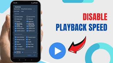 Disable Playback Speed On MX Player. |Technologyglance