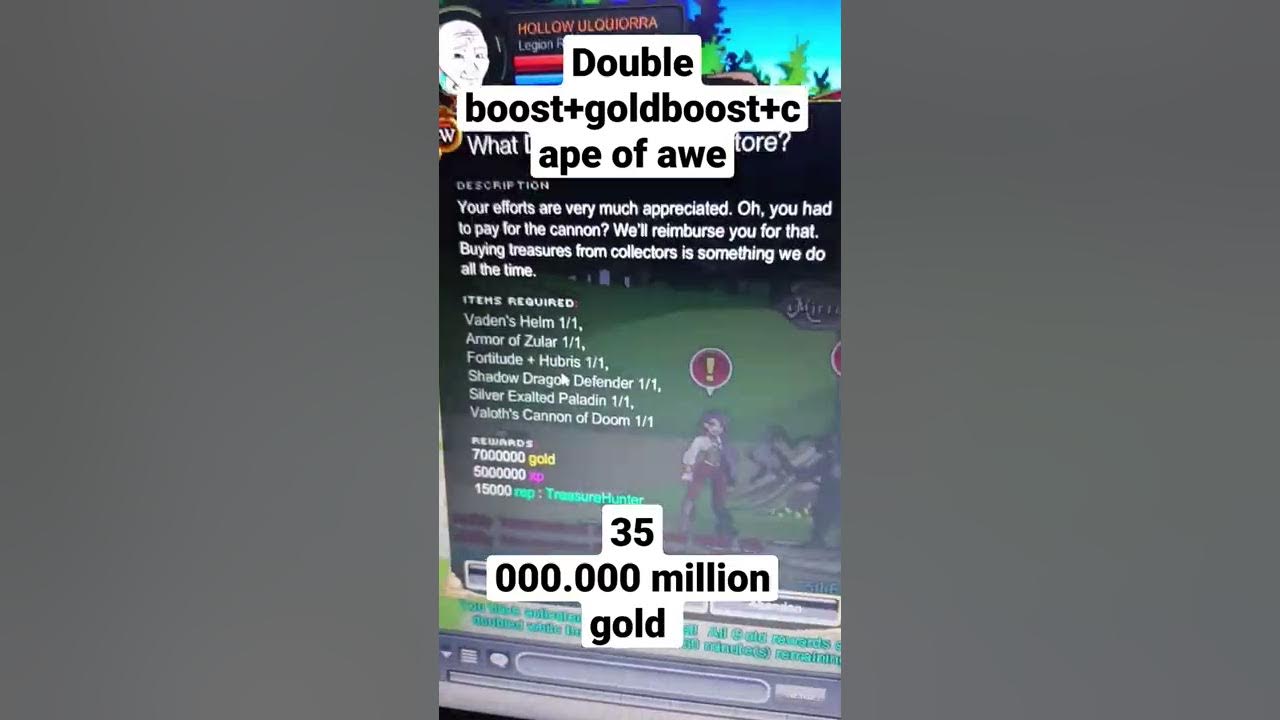 AQW what does the lore have in store turn in. 35 MILLION GOLD TURN IN #aqw #roadtoaweascention