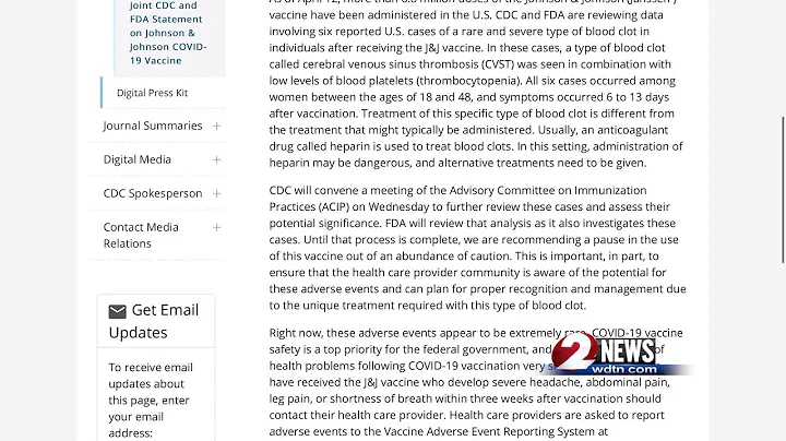 What should you do if you've already taken the Johnson & Johnson vaccine?