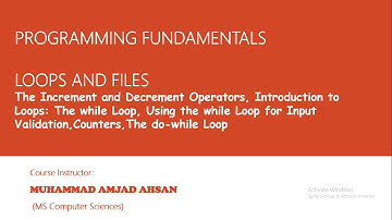 Programming fundamentals Lecture#17 for adp Riphah