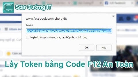 Hướng dẫn get token không checkpoint 2018