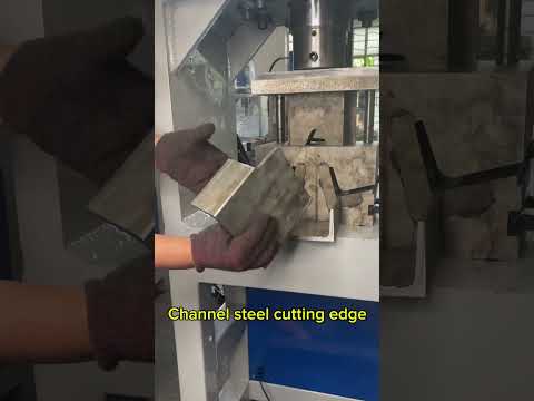 Channel steel cutting