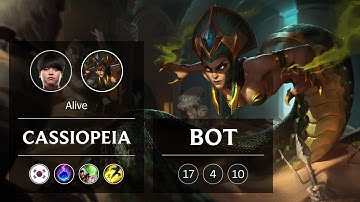 Cassiopeia Bot vs Ezreal - KR Challenger Patch 8.24