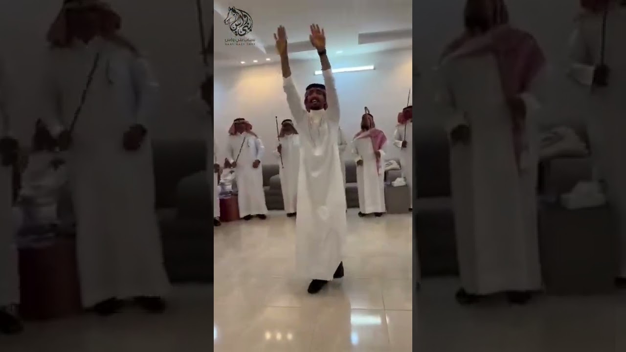 وفد من قبيلة بني واس عليان يرافقهم مساعد مسفر الاكلبي في ضيافة بني قابوس غامد الامسيه كامله