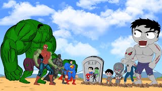 Rescue Team Hulk,Spiderman,Superman BaBy from the Infection of Zombies: Back from the Dead | FUNNY