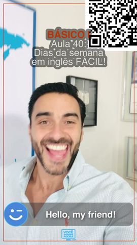 AULA DE INGLÊS Dias da semana em inglês FÁCIL! #ingles #aulasparticularesdeingles #english