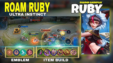 Ruby Best Build and Emblem 2024 | Roam Ruby  | Ruby Gameplay | MLBB | Mobile Legends