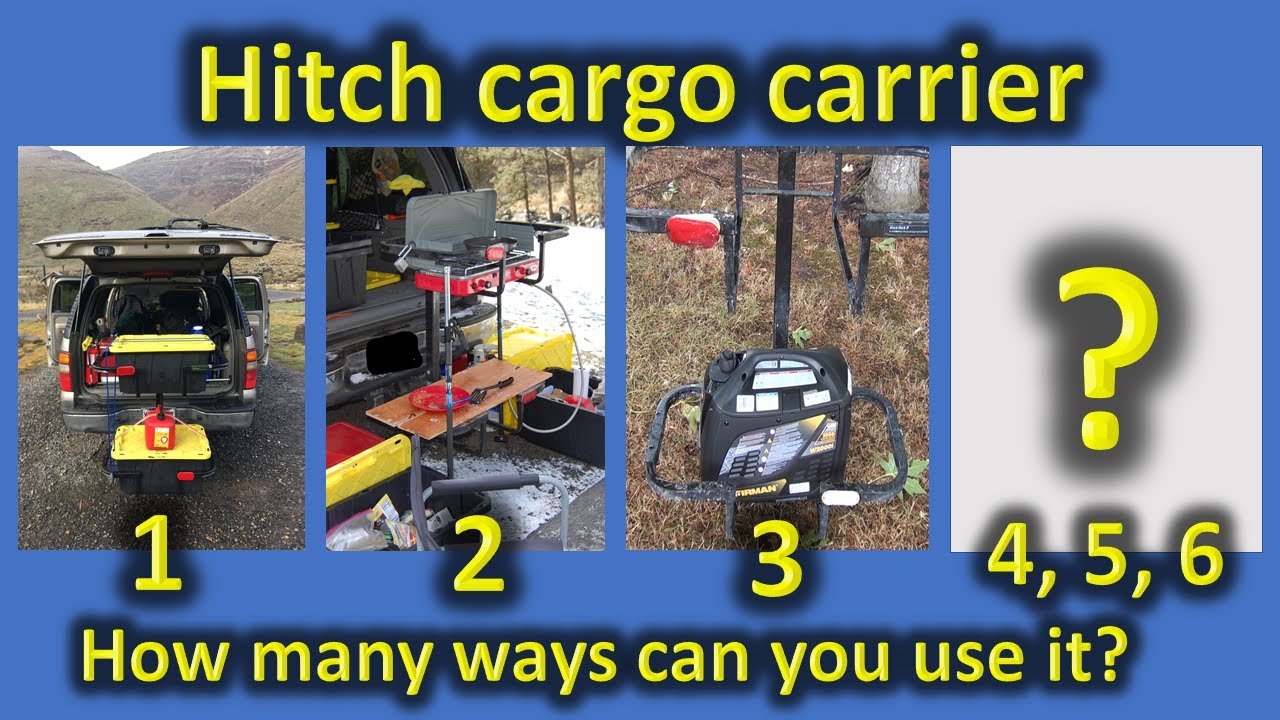 Hitch cargo basket for no build SUV camping - Viking Stack Rack II ...