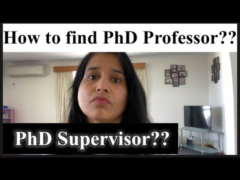 i can't find a phd supervisor