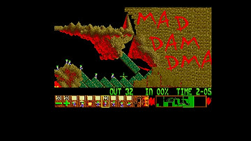 Lemmings Taxing Level 24 Walkthrough Amiga