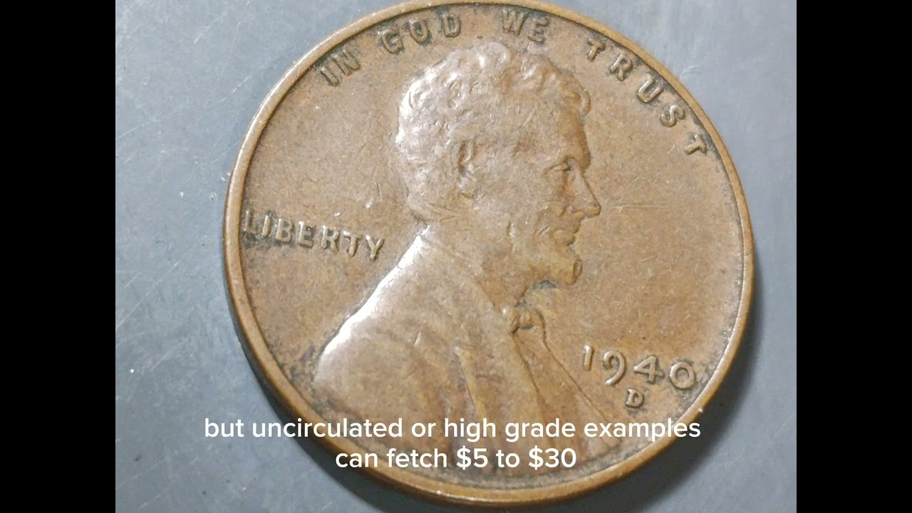 🇺🇸1940D Wheat Penny – History & Collector Value”💰