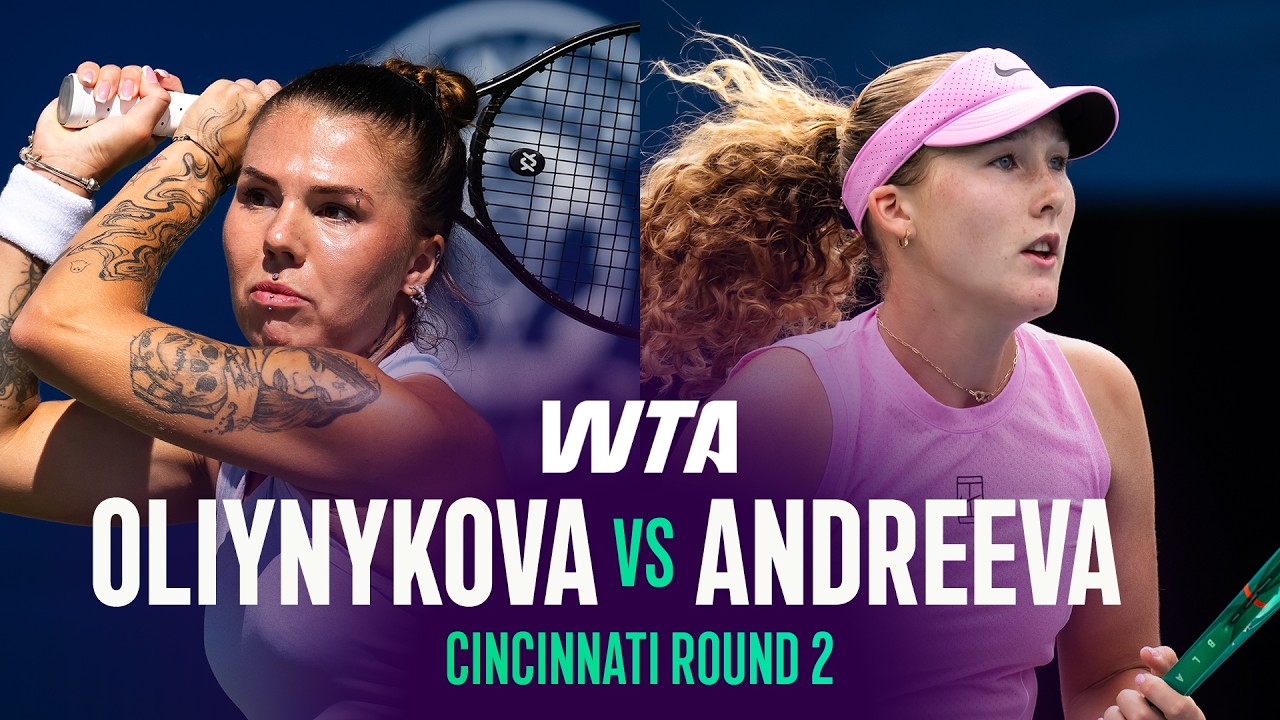 Oleksandra Oliynykova vs. Mirra Andreeva | 2026 Cincinnati Round 2 | WTA Match Highlights