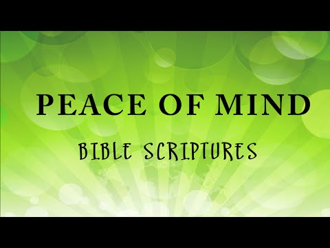 Peace Of Mind [Audio Bible Scriptures to Harp]