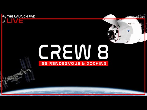 LIVE! Space Crew 8 ISS Docking