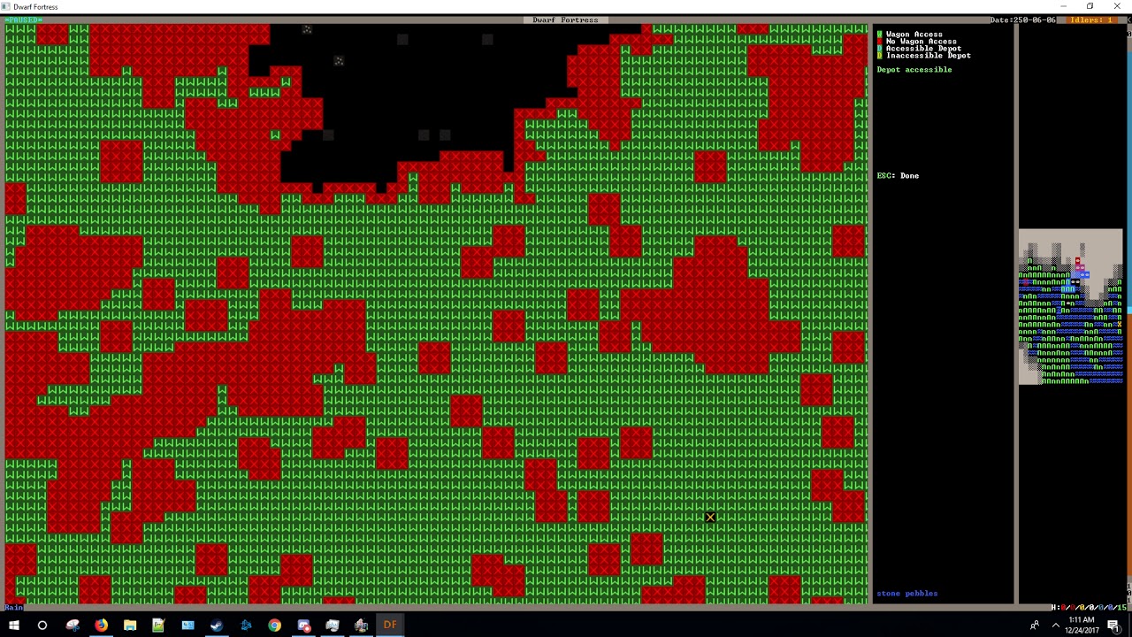 dwarf fortress ascii curses